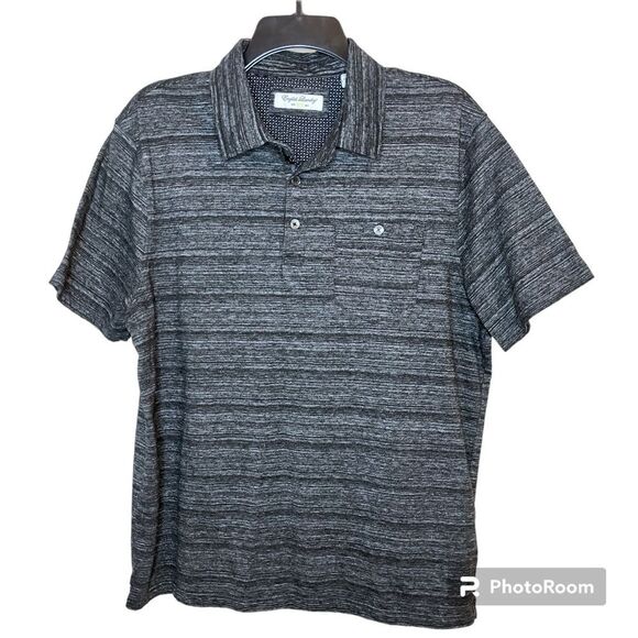 English Laundry Men’s Dark Grey Short Sleeve Polo Size Large - Picture 1 of 6